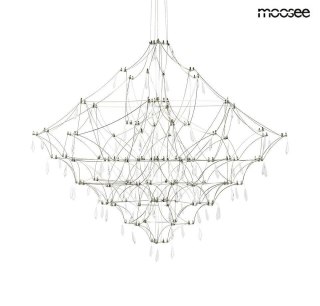 MOOSEE lampa wisząca CONSTELATION 100 - LED, stal szczotkowana