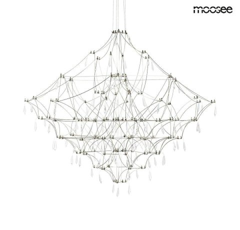 Moosee MOOSEE lampa wisząca CONSTELATION 100 - LED, stal szczotkowana