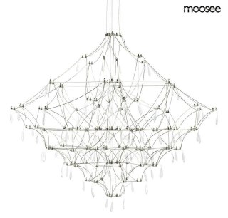 MOOSEE lampa wisząca CONSTELATION 200 - LED, stal szczotkowana