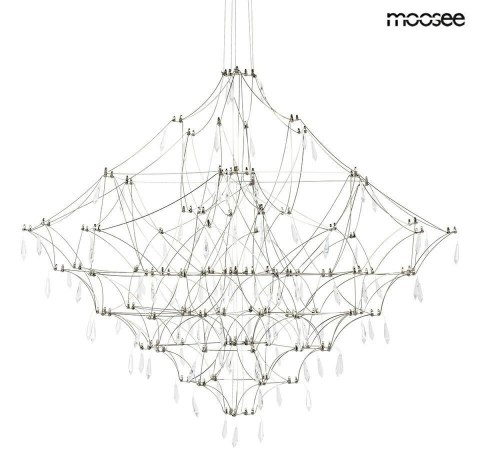 MOOSEE lampa wisząca CONSTELATION 200 - LED, stal szczotkowana