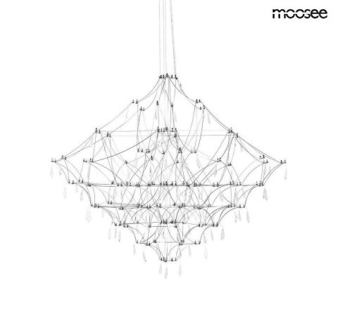 Moosee MOOSEE lampa wisząca CONSTELATION 77 - LED, stal szczotkowana