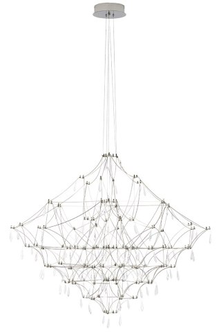 MOOSEE lampa wisząca CONSTELATION 77 - LED, stal szczotkowana