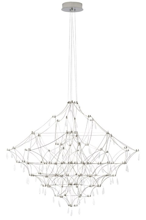 Moosee MOOSEE lampa wisząca CONSTELATION 77 - LED, stal szczotkowana