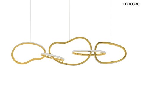 Moosee MOOSEE lampa wisząca JAZZ 5 złota