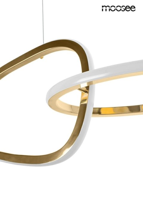 Moosee MOOSEE lampa wisząca JAZZ 5 złota