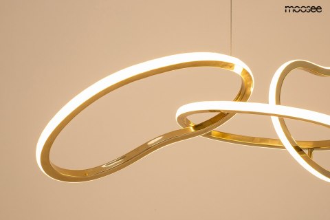 Moosee MOOSEE lampa wisząca JAZZ 5 złota