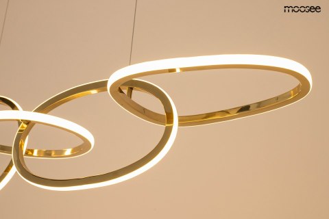 Moosee MOOSEE lampa wisząca JAZZ 5 złota