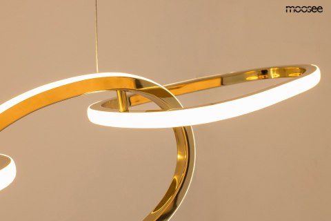 Moosee MOOSEE lampa wisząca JAZZ 5 złota