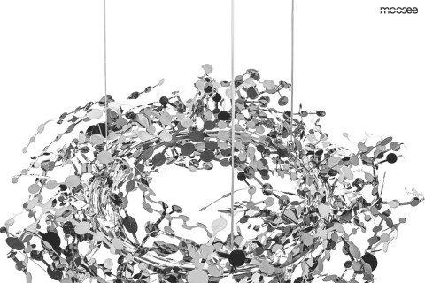 Moosee MOOSEE lampa wisząca MONETE 60 chrom