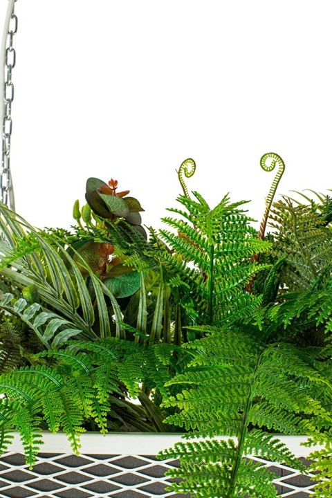 MOOSEE lampa wisząca / kwietnik SEMIRA 180 INDUSTRIAL biała