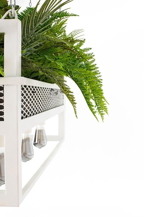 MOOSEE lampa wisząca / kwietnik SEMIRA 180 INDUSTRIAL biała