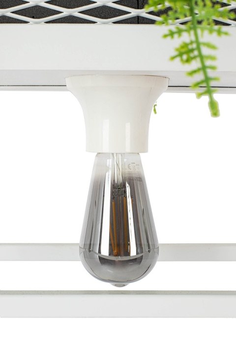 MOOSEE lampa wisząca / kwietnik SEMIRA 180 INDUSTRIAL biała