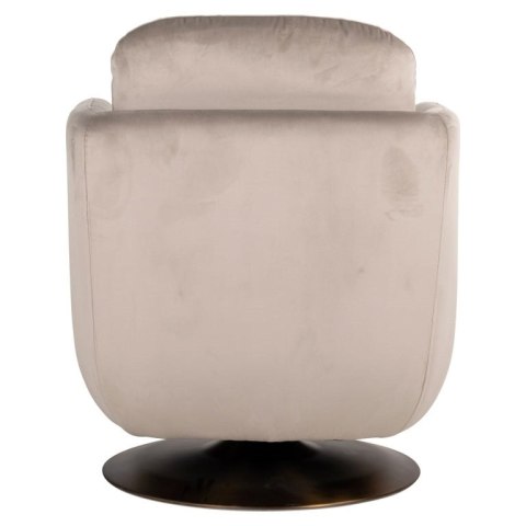 Richmond Interiors RICHMOND fotel obrotowy TURNER beżowy - trudnopalny