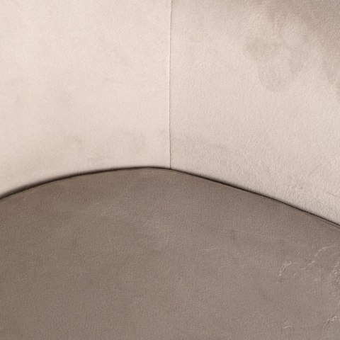 Richmond Interiors RICHMOND krzesło FAY welurowe - trudnopalne