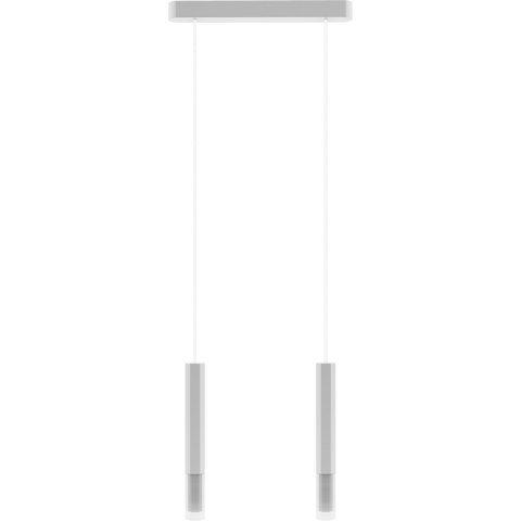 Lampa wisząca Madera2 Hexa 2pł klosz biały