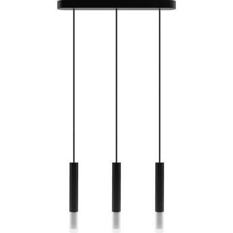 Lampa wisząca Madera2 Hexa 3pł klosz czarny