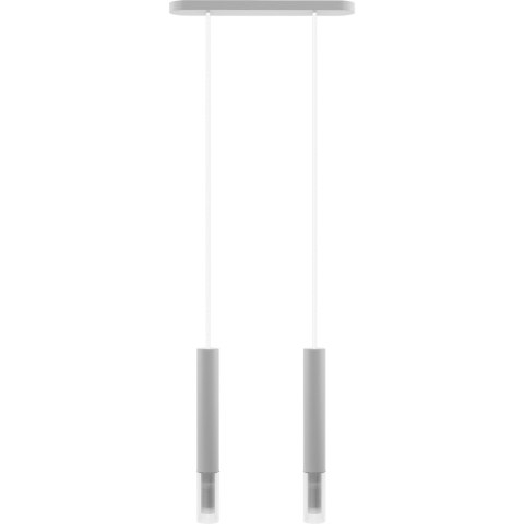 Lampa wisząca Madera2 klosz 2 pł biały