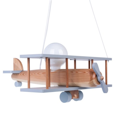 Lampa wisząca Samolot duży szaro-naturalny