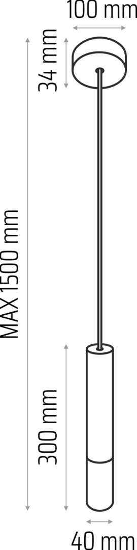 Lampa wisząca biała Madera2 klosz 1pł