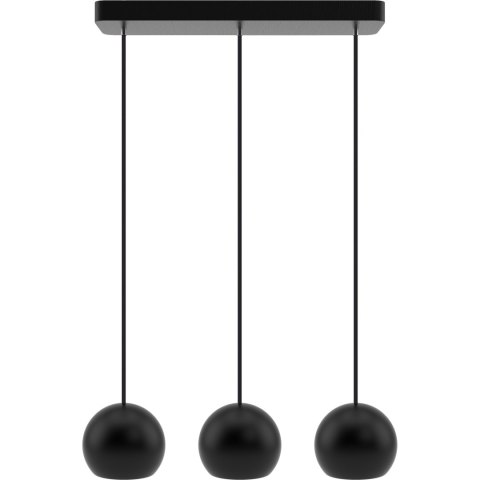 Lampa wisząca czarna Balli Kule 3pł