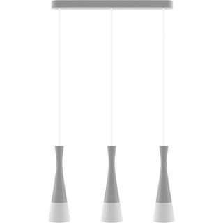 Lampa wisząca szara Vegas2 3pł