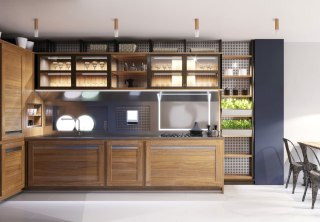 Madera2 klosz spot 23 cm dąb