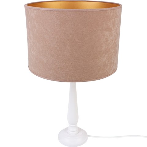Lampa stołowa BERTA abażur beż