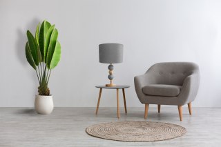 Lampa stołowa Bolla szara