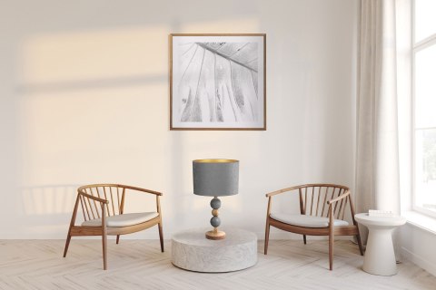 Lampa stołowa Bolla szara
