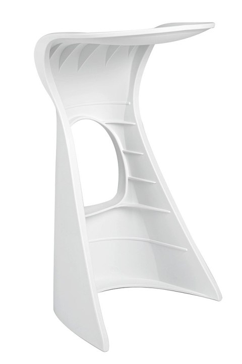 King Home Krzesło barowe CAMINO 70 białe