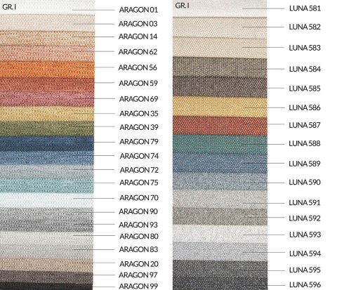 King Home Narożnik PILLOW C2 120 z funkcją spania - I grupa tkanin