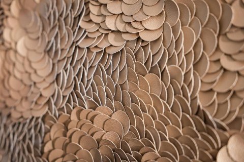 Richmond Interiors RICHMOND obraz BLOOM 110x110cm złoty