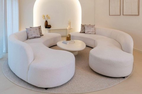 Richmond Interiors RICHMOND stolik kawowy BLOOMSTONE 110 biały