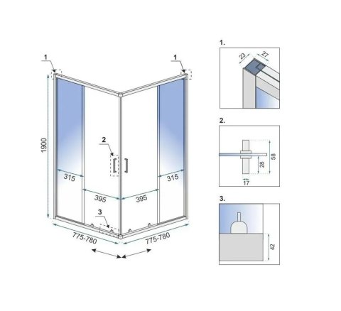 KABINA CITY BRUSH GOLD 80X80