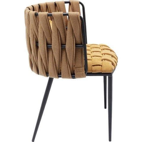 Kare Design KARE krzesło CHEERIO żółte