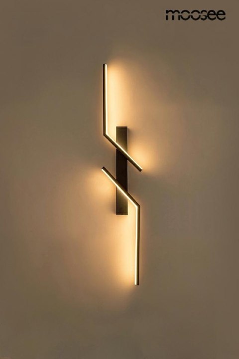 Moosee MOOSEE lampa ścienna MAISON 60 czarna
