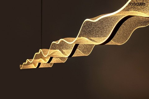 Moosee MOOSEE lampa wisząca BREATH 150 złota