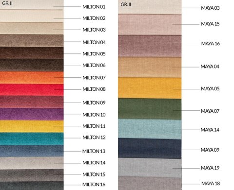 King Home Narożnik WILIAM z funkcją spania - II grupa tkanin