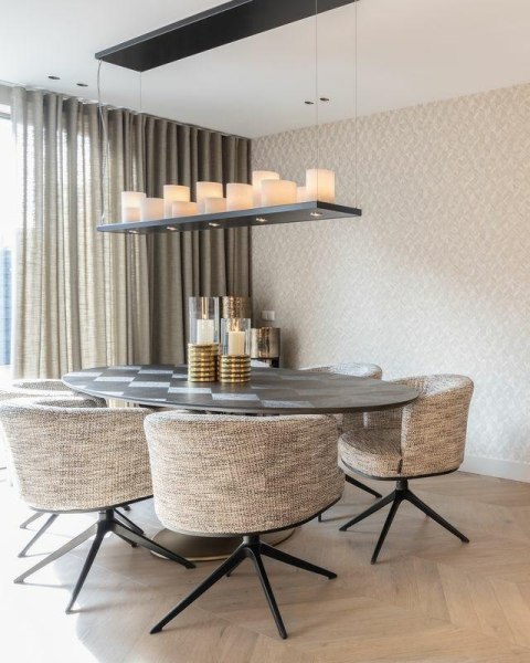 RICHMOND krzesło obrotowe CHEYENNE brązowe