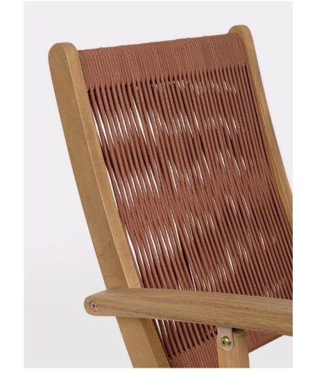 Bizzotto BIZZOTTO krzesło ogrodowe składane DANUBIO ARM czerwone