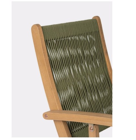 Bizzotto BIZZOTTO krzesło ogrodowe składane DANUBIO ARM zielone