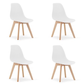 Krzesło KITO - białe x 4