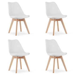 Krzesło MARK Białe x 4