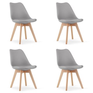 Krzesło MARK Szare x 4