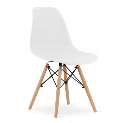 Zestaw stół prostokątny ADRIA 120x80cm biały + 6 krzeseł OSAKA białe