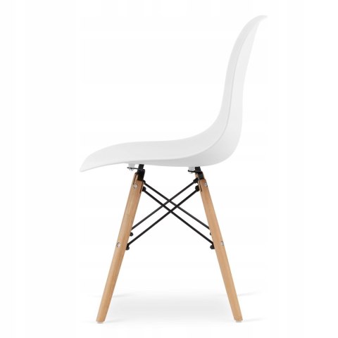 Zestaw stół prostokątny ADRIA 120x80cm biały + 6 krzeseł OSAKA białe