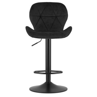 Hoker WEST - aksamit czarny / baza czarna