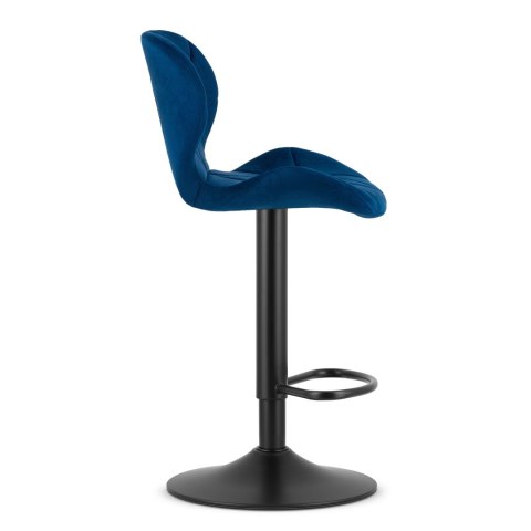 Hoker WEST - aksamit granatowy / baza czarna