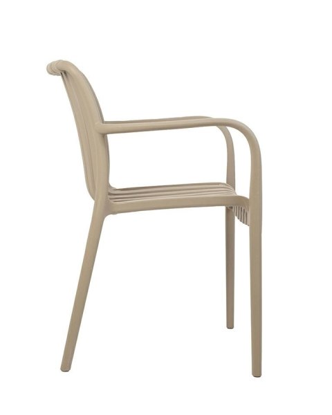 MODESTO krzesło STRIPS ARM beżowe
