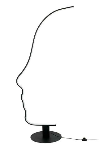 MOOSEE lampa podłogowa FACE FLOOR czarna